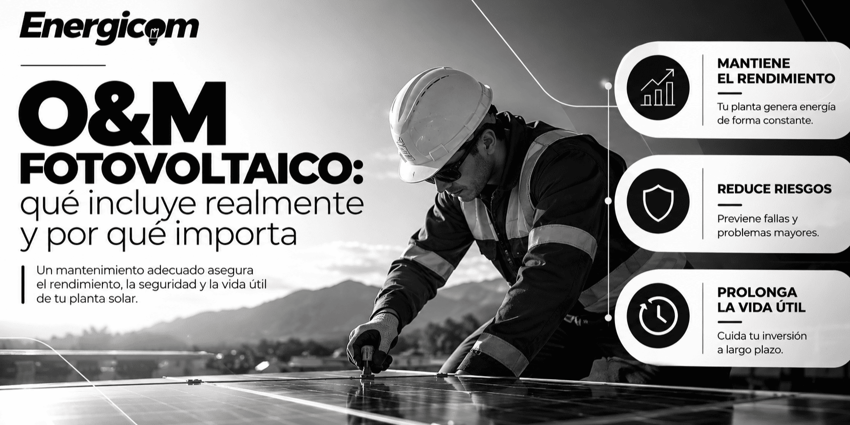 O&M fotovoltaico: qué incluye realmente y por qué importa